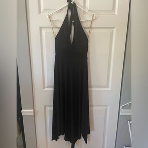 BCBG black halter dress